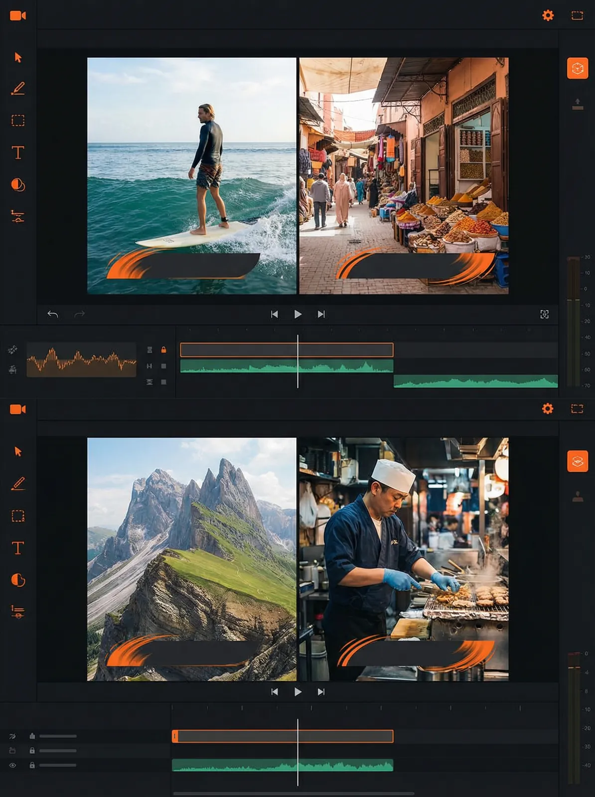 澳门皇冠app Vlog开场模板设计